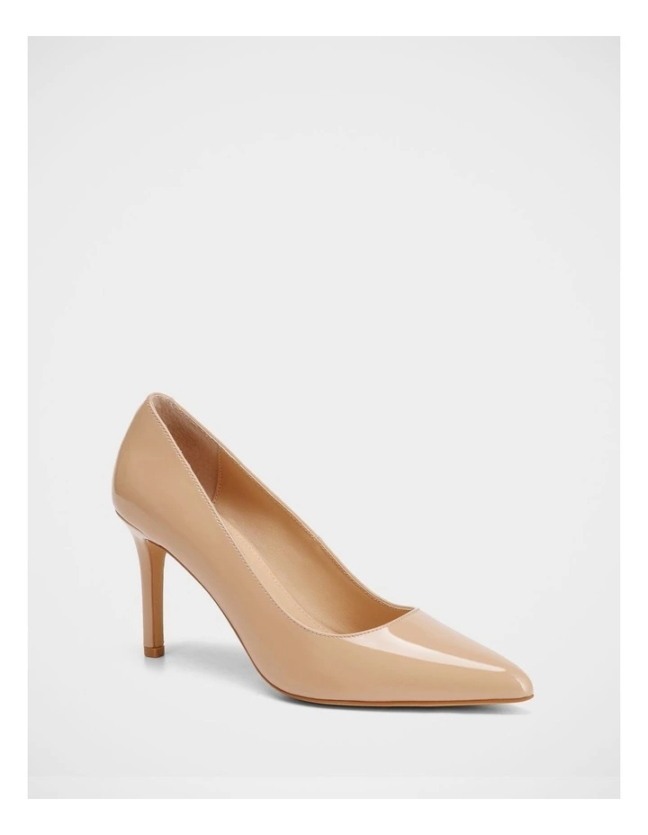 Ravyn Patent Leather Pump in Nude image 2