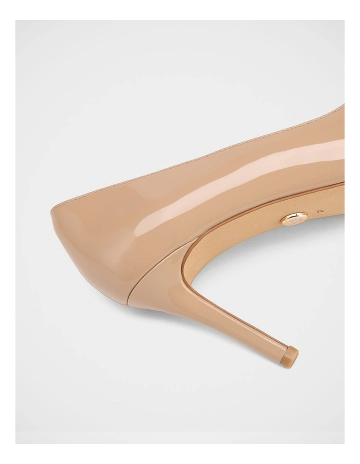 Ravyn Patent Leather Pump in Nude image 3