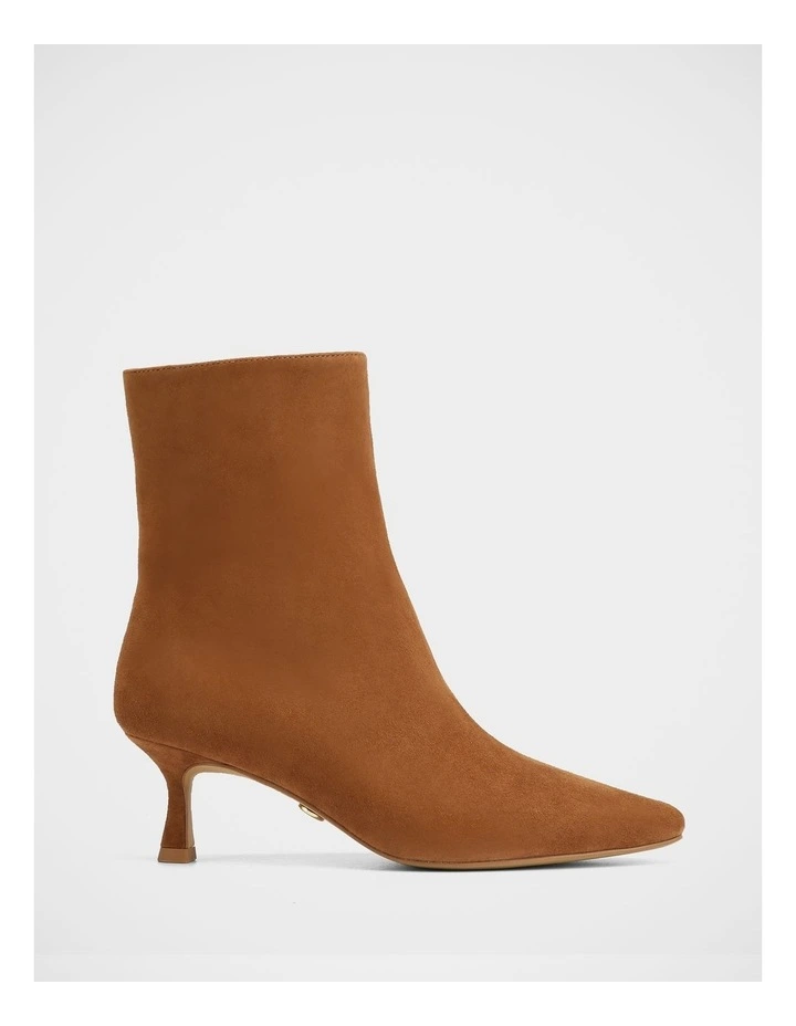 Morgan Suede Leather Ankle Boot in Nutmeg image 1