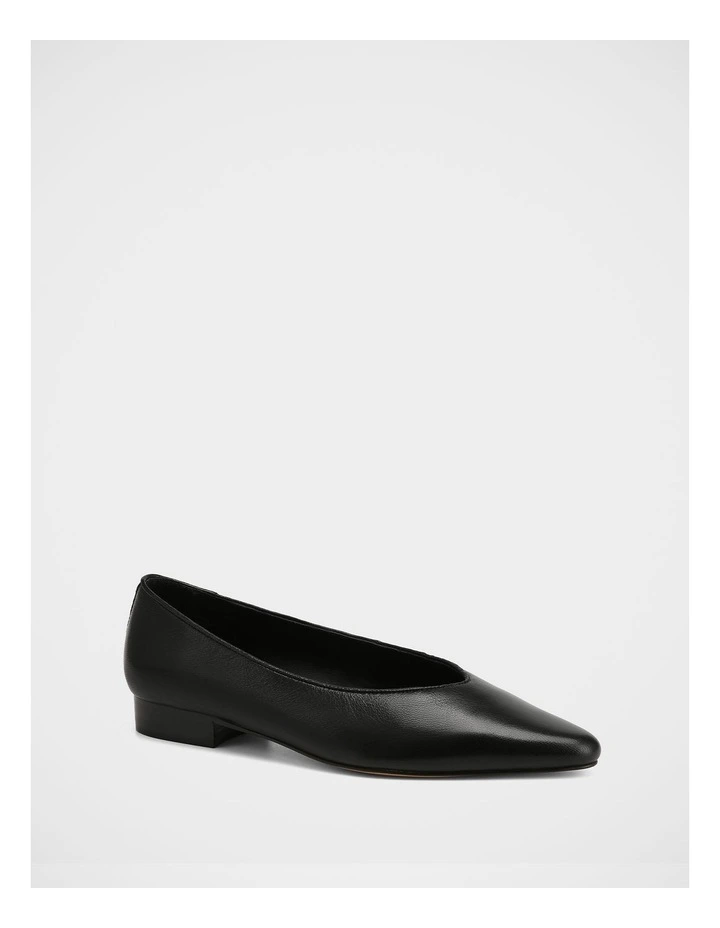 Calio Leather Ballet Flat in Black image 2