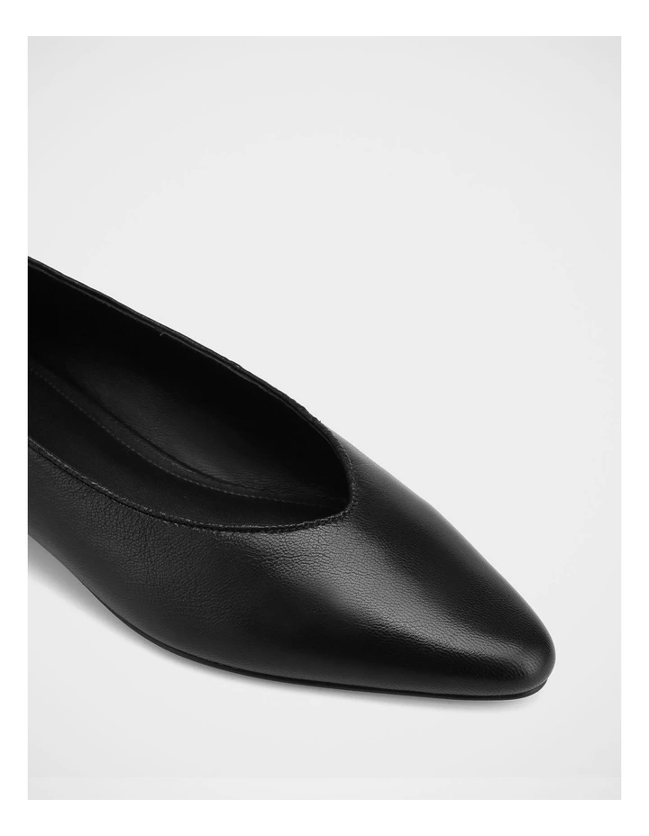 Calio Leather Ballet Flat in Black image 3