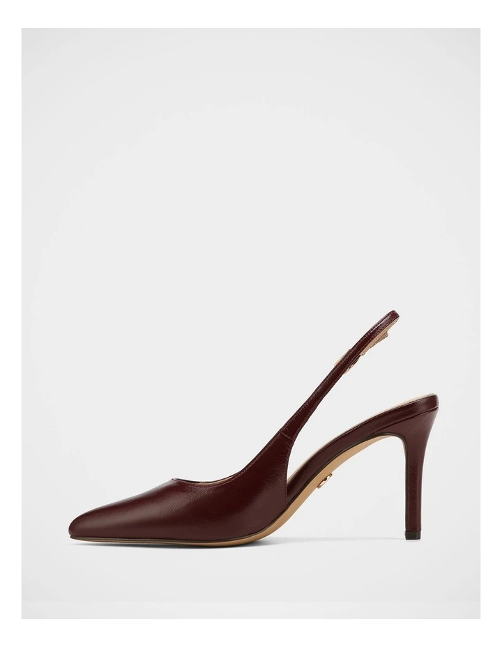 Riker Shiny Leather Slingback in Berry image 6