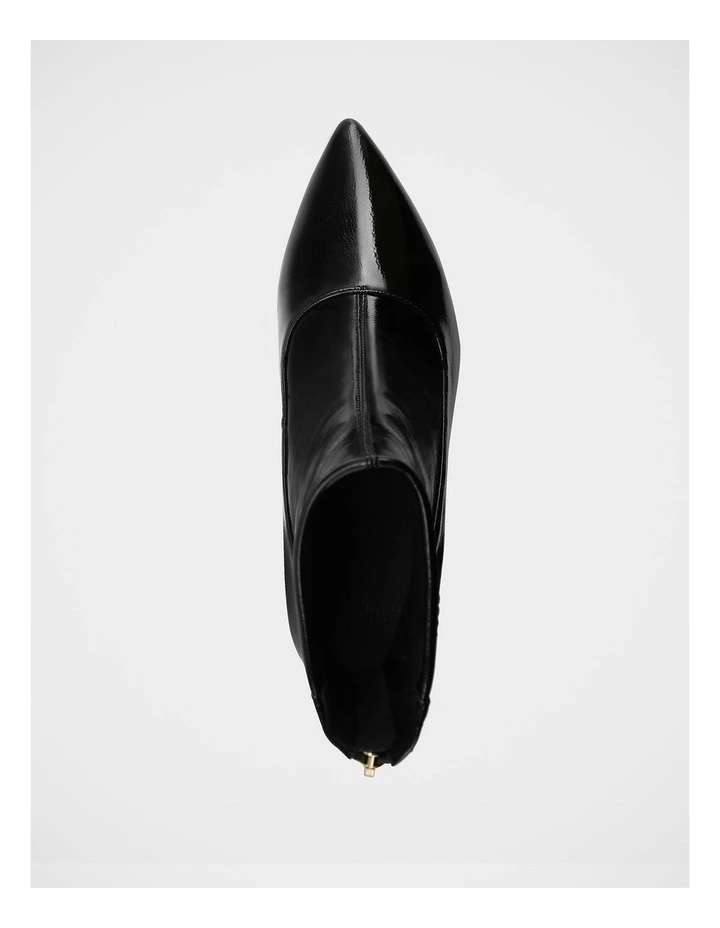 Felix Stretch Patent Leather Ankle Boot in Black image 5