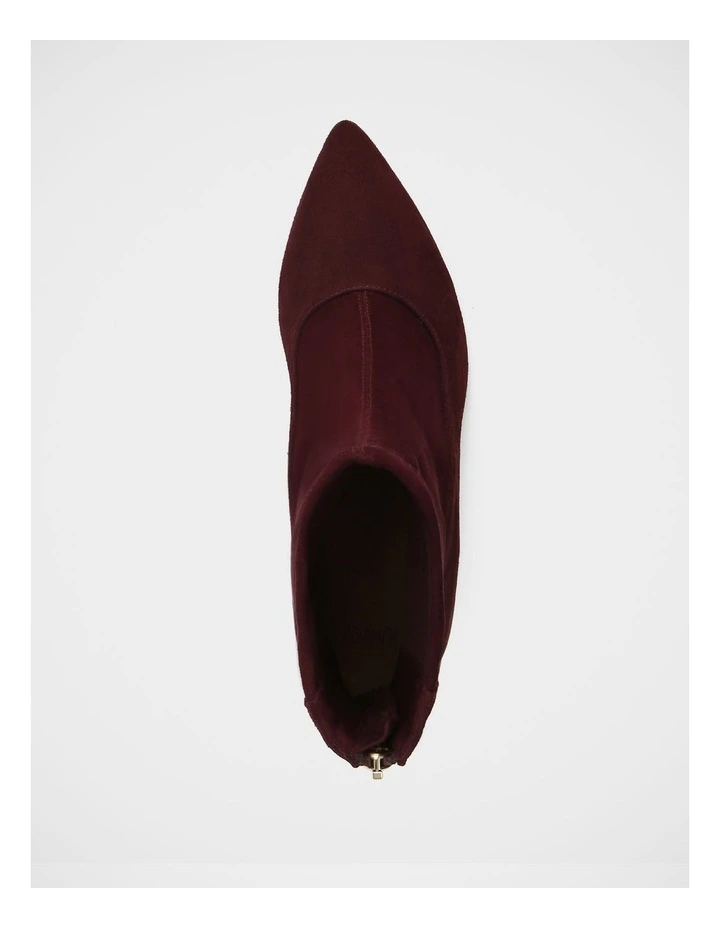 Felix Stretch Suede Leather Ankle Boot in Raisin image 5