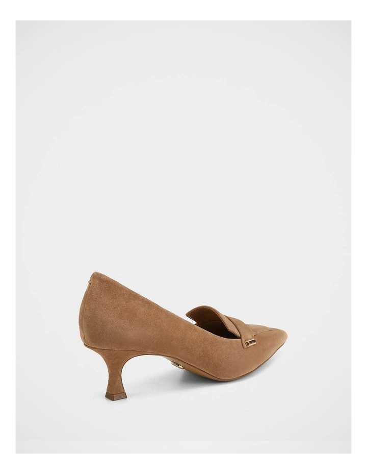Gabby Suede Leather Pump in Nutmeg image 4