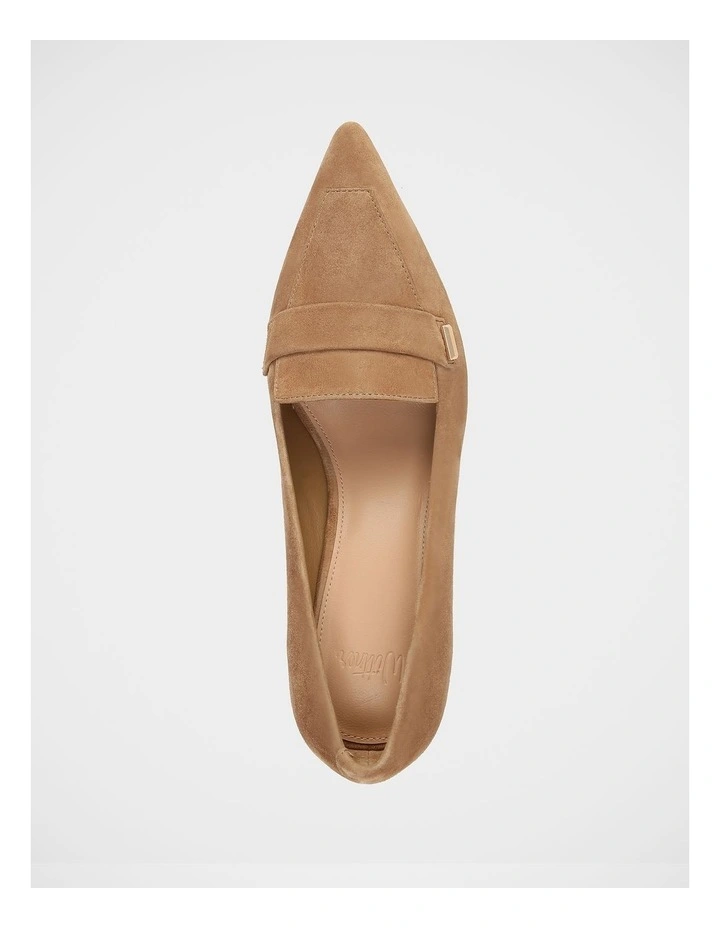 Gabby Suede Leather Pump in Nutmeg image 5