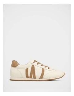 Billy Leather Sneaker in Off White
