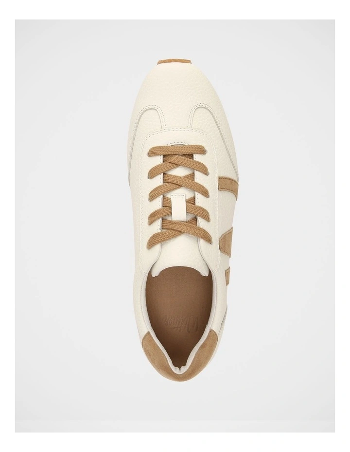 Billy Leather Sneaker in Off White image 5