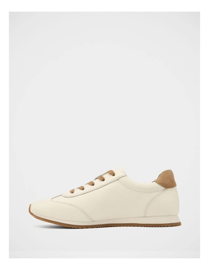 Billy Leather Sneaker in Off White image 6