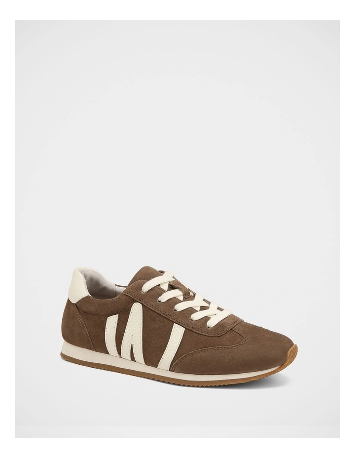 Billy Suede Leather Sneaker in Espresso image 2