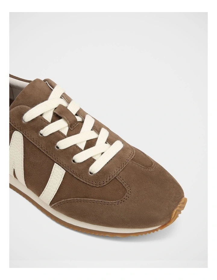Billy Suede Leather Sneaker in Espresso image 3