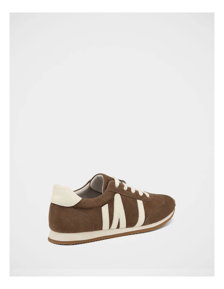 Billy Suede Leather Sneaker in Espresso image 4