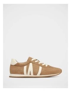 Billy Suede Leather Sneaker in Fawn