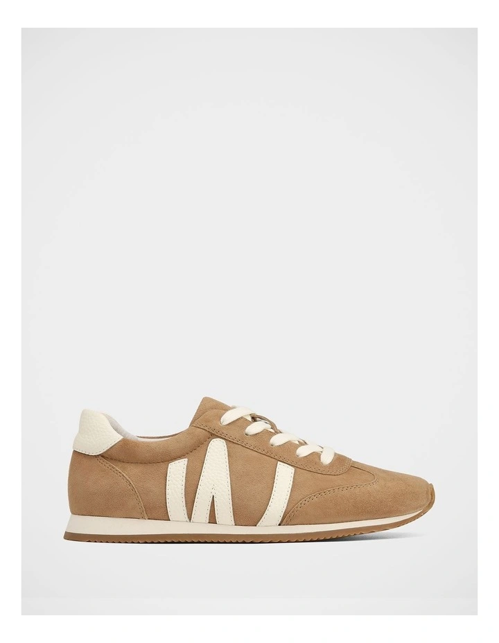 Billy Suede Leather Sneaker in Fawn image 1