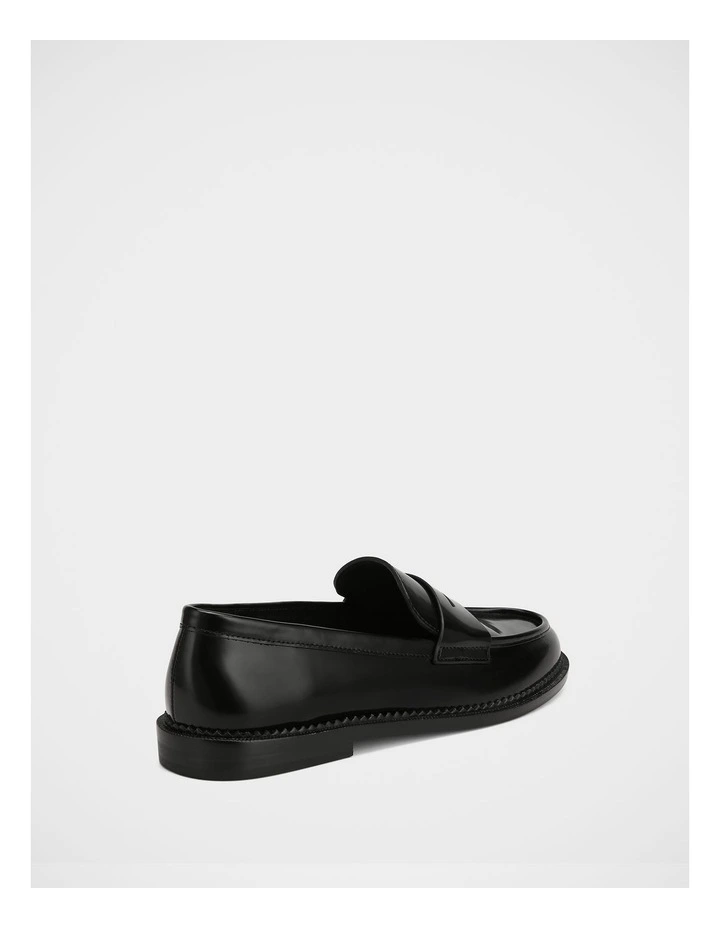 Brody Leather Loafer in Black image 4