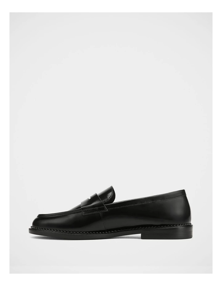 Brody Leather Loafer in Black image 6