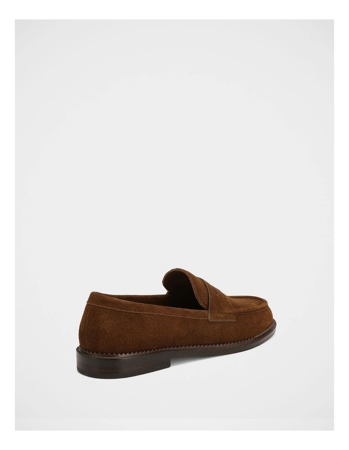 Brody Suede Leather Loafer in Dark Brown image 4
