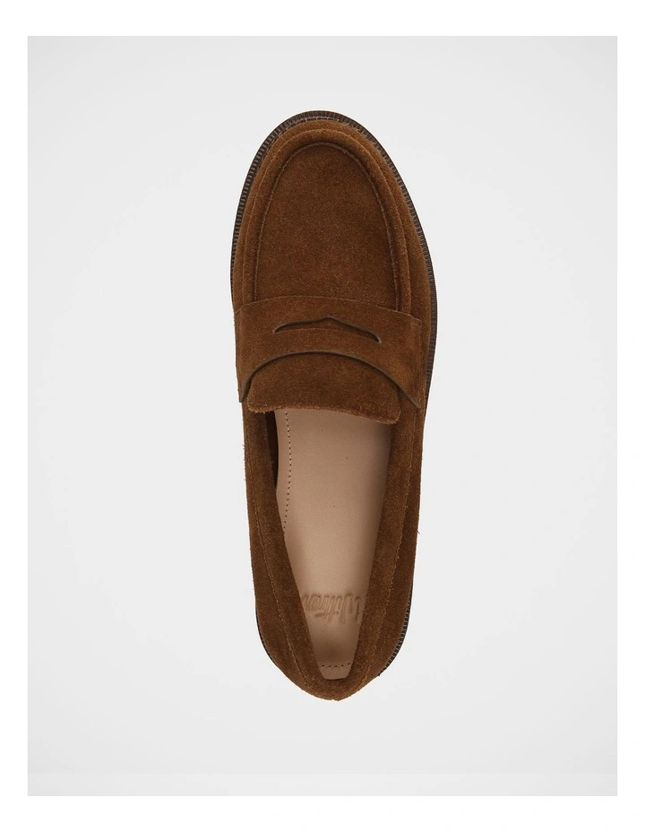 Brody Suede Leather Loafer in Dark Brown image 5