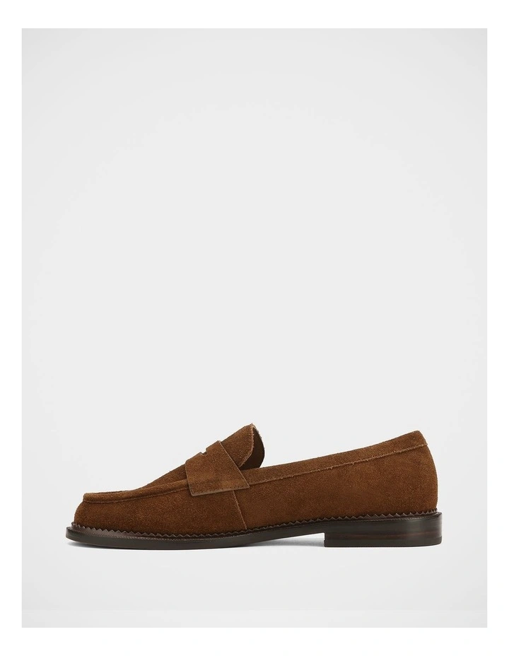 Brody Suede Leather Loafer in Dark Brown image 6