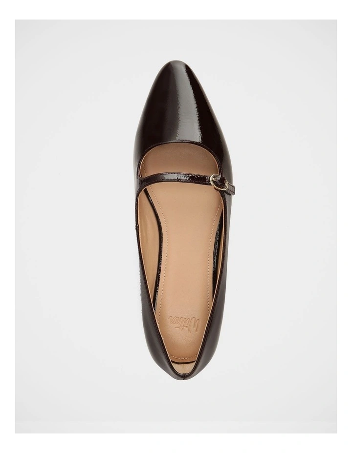 Carina Leather Ballet Flat in Black image 5