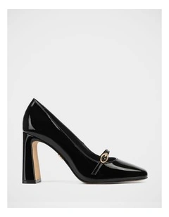 Perley Patent Leather Pump in Black