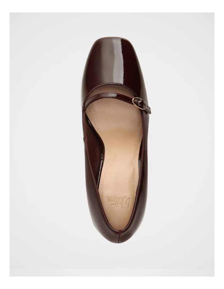 Perley Patent Leather Pump in Raisin image 5