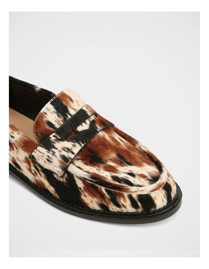 Brody Hair on Leather Loafer in Cowhide image 3