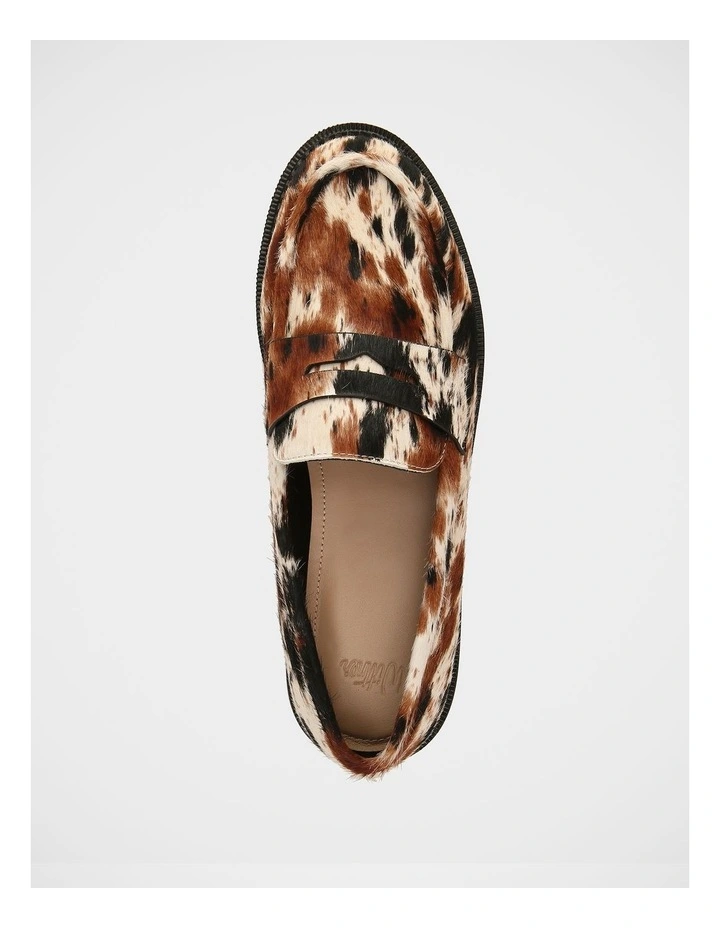 Brody Hair on Leather Loafer in Cowhide image 5
