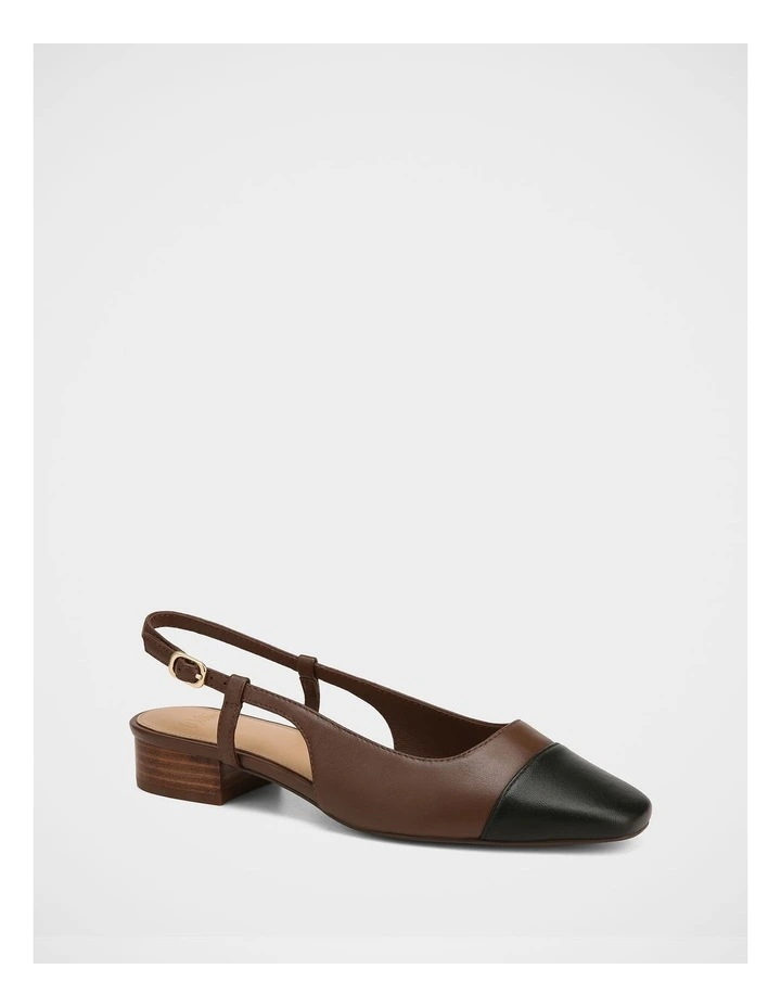 Dame Leather Slingback in Syrup image 2
