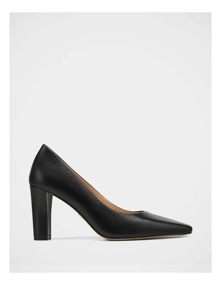 Shilo Leather High Heel Pumps in Black image 1