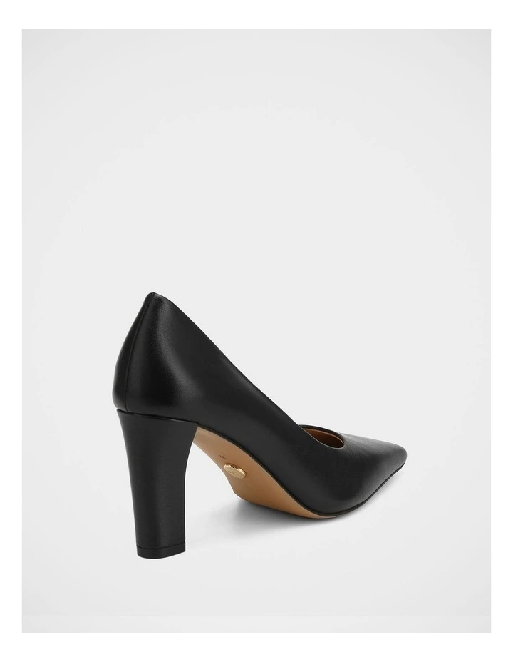 Shilo Leather High Heel Pumps in Black image 4