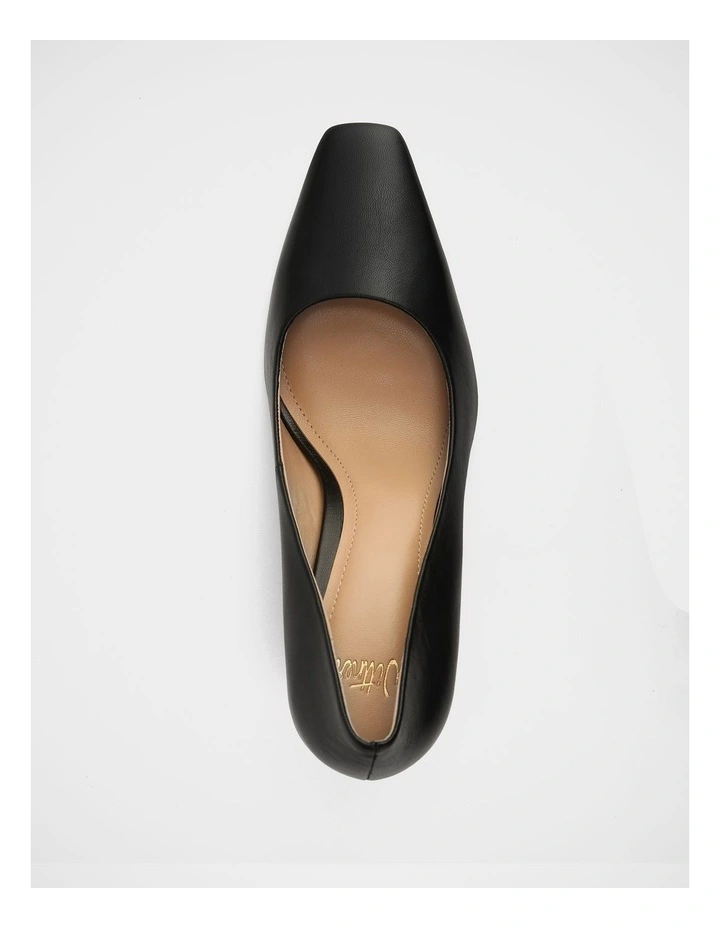 Shilo Leather High Heel Pumps in Black image 5