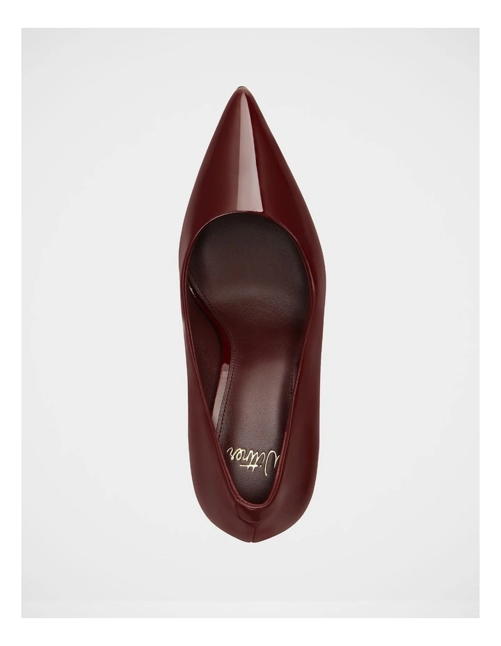 Sammi Patent Leather High Heel Pumps In Berry image 5
