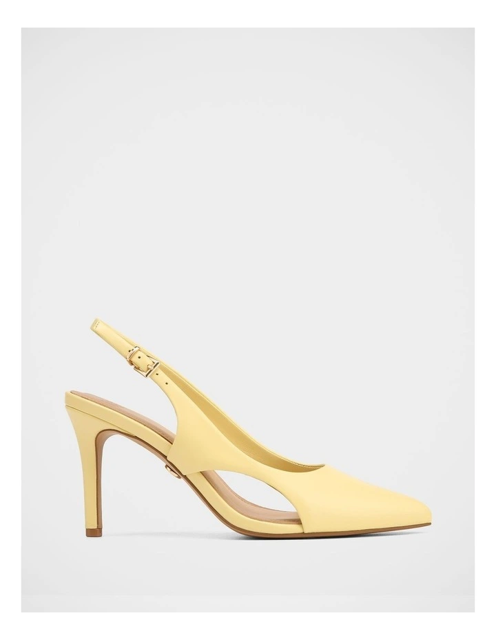 Rachel Leather High Heels in Butter image 1