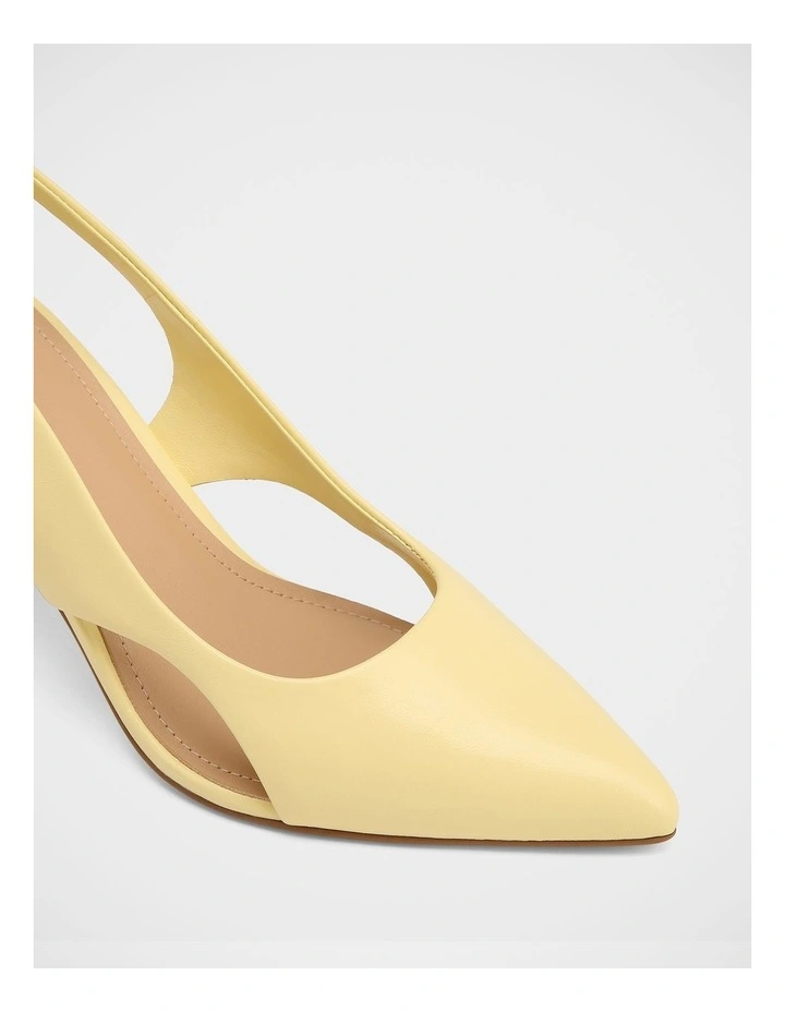 Rachel Leather High Heels in Butter image 3