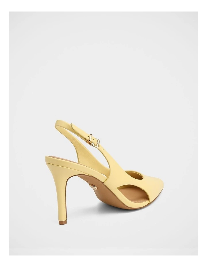 Rachel Leather High Heels in Butter image 4