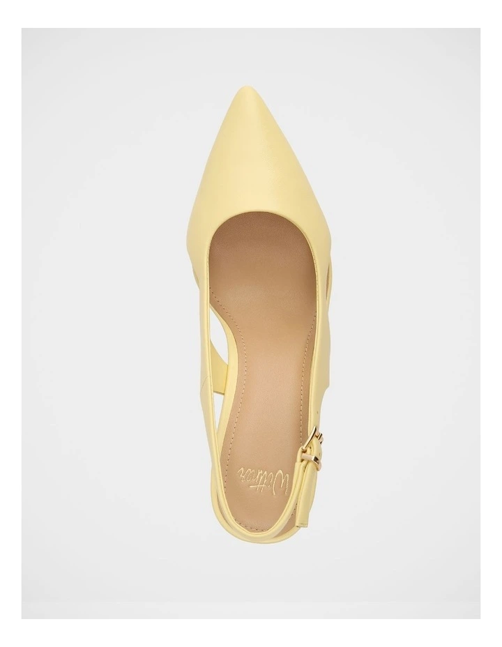 Rachel Leather High Heels in Butter image 5