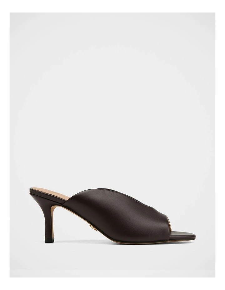 Kimee Leather Sandals in Plum image 1