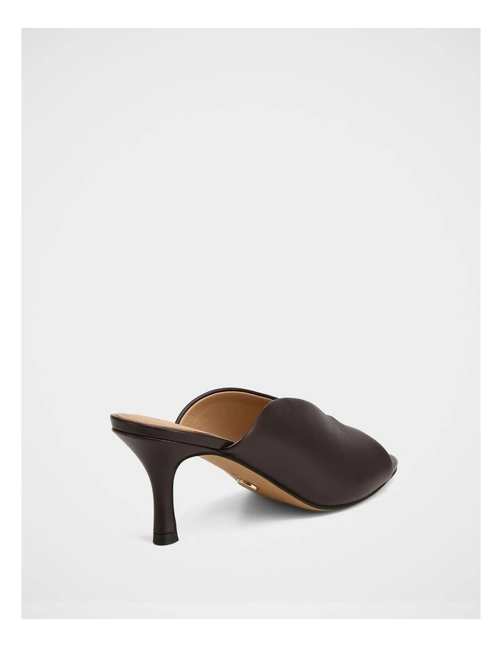 Kimee Leather Sandals in Plum image 4