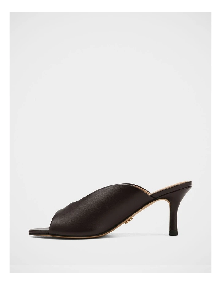 Kimee Leather Sandals in Plum image 6