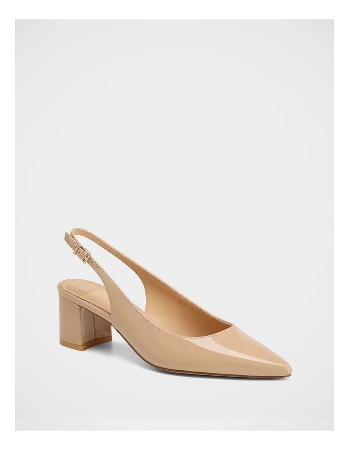 Kennedy Patent Leather Slingback in Blush image 2