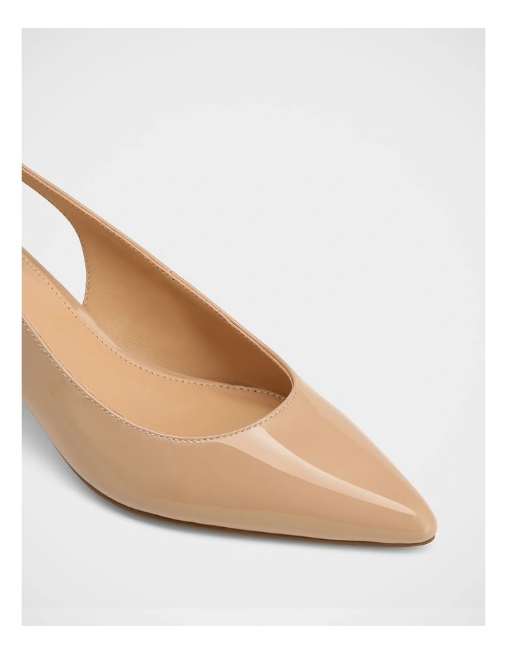 Kennedy Patent Leather Slingback in Blush image 3