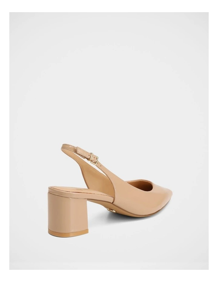 Kennedy Patent Leather Slingback in Blush image 4