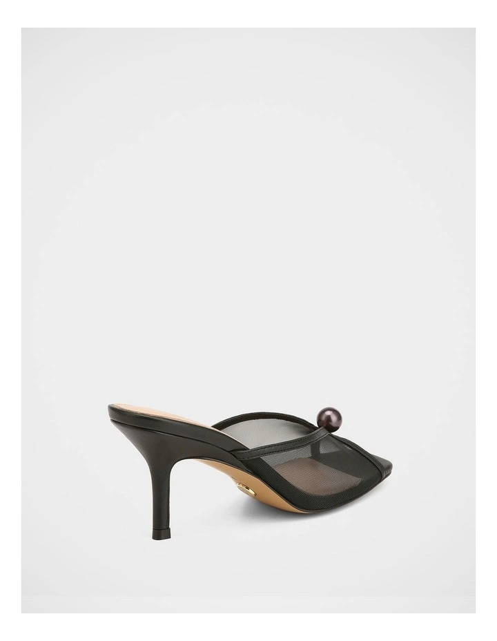 Irina Mesh Sandals in Black image 4