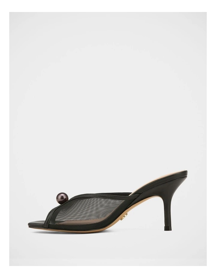 Irina Mesh Sandals in Black image 6