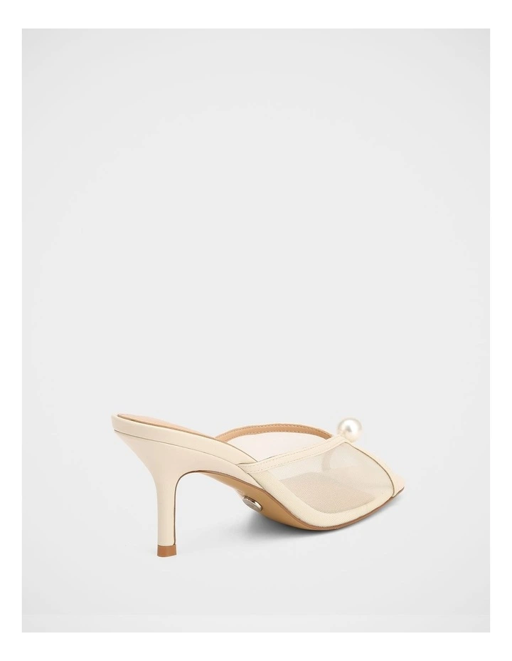 Irina Mesh Sandals in Off White image 4