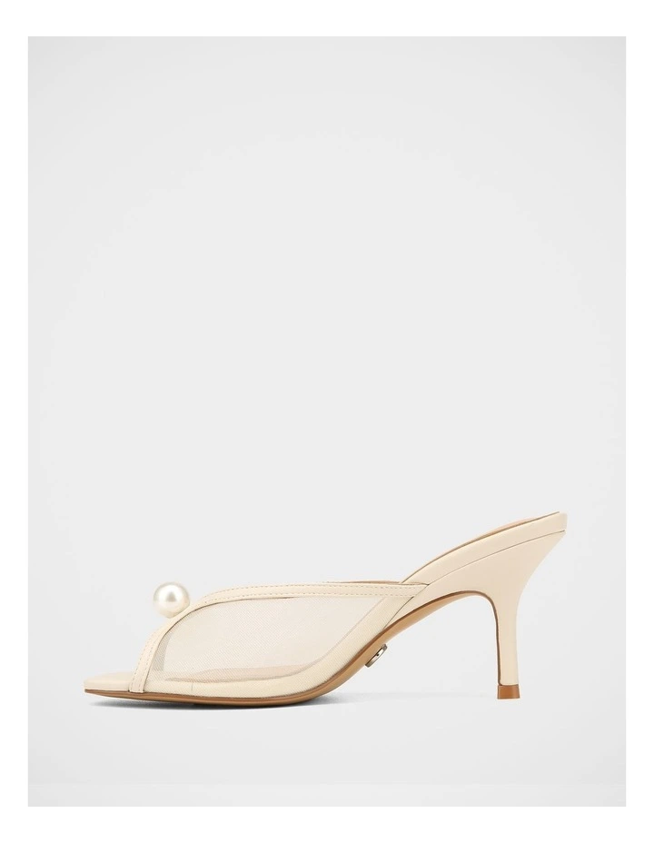 Irina Mesh Sandals in Off White image 6