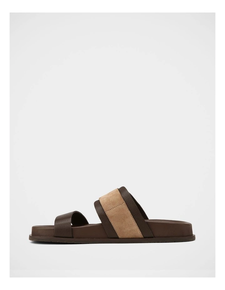 Elsa Leather Sandal in Dark Brown image 6