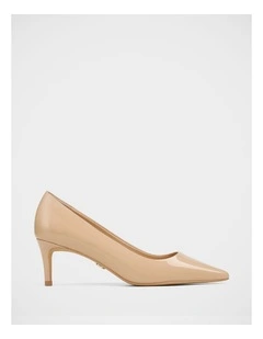 Gabe Patent Leather Pumps in Nude