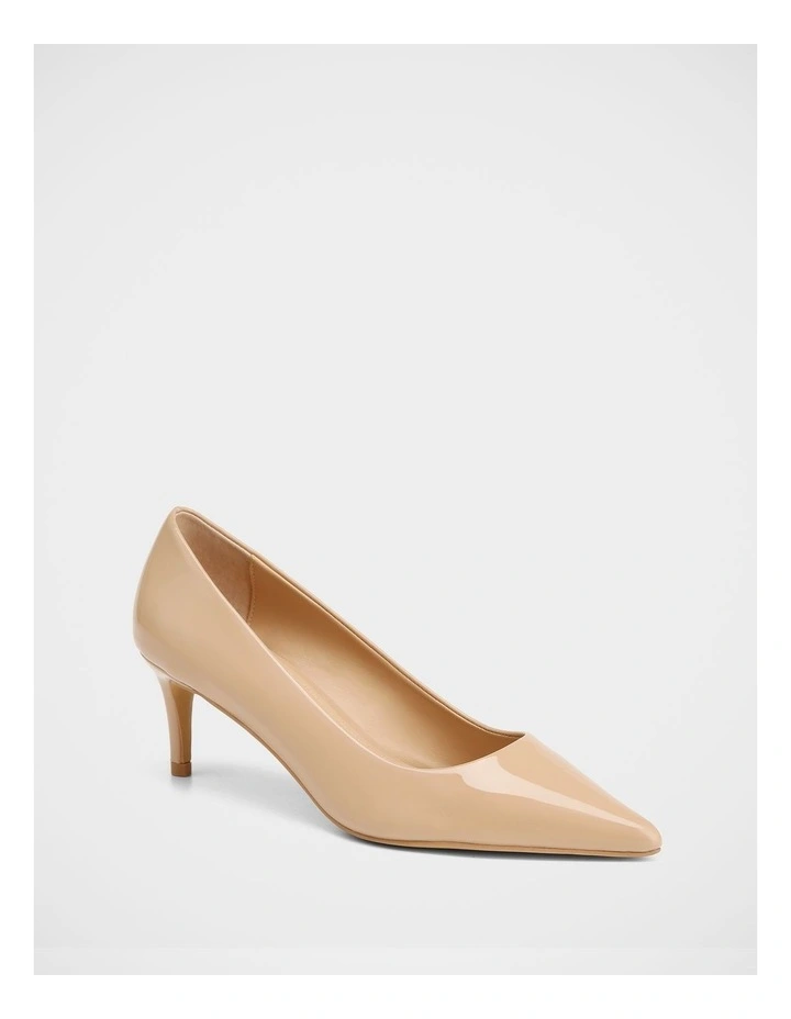 Gabe Patent Leather Pumps in Nude image 2